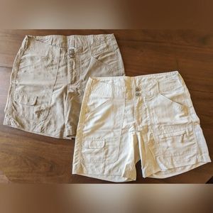 Athleta Cargo Shorts Size 4 - Lot of 2